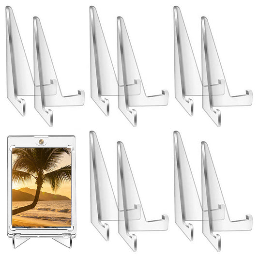 10Pcs Card Display Stand Business Card Holder for Sports Trading Baseball Card