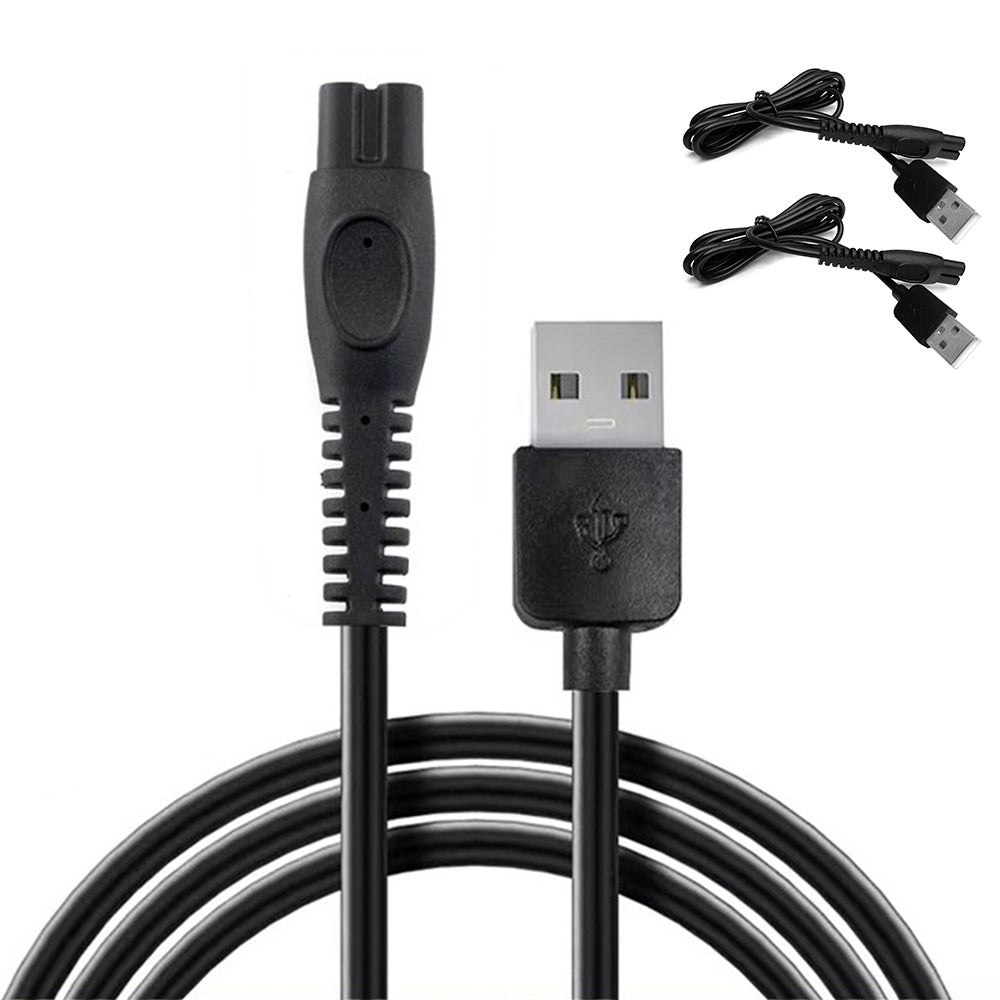 2 Pack 5V USB Charging Cables Compatible with Philips Shavers