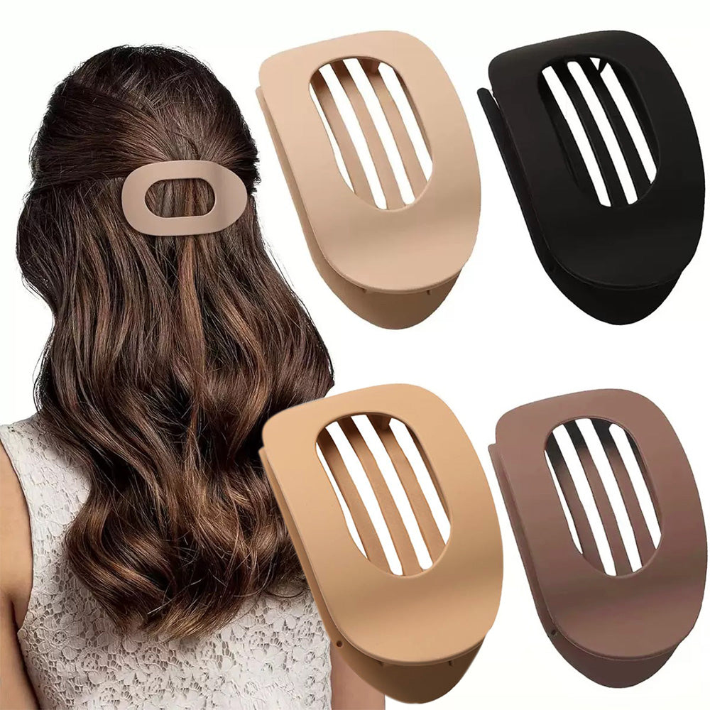 4Pcs Flat Hair Clips Claw Clips for Women and Girls French Clip