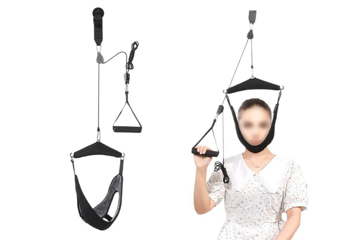 Cervical Neck Traction Device Over Door Neck Stretcher Hammock For Home Use