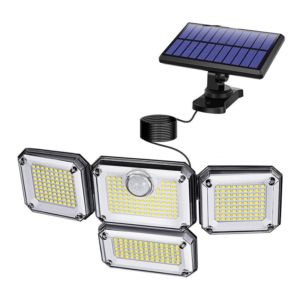 333 LEDs Outdoor Waterproof Motion Sensor Security Solar Lights