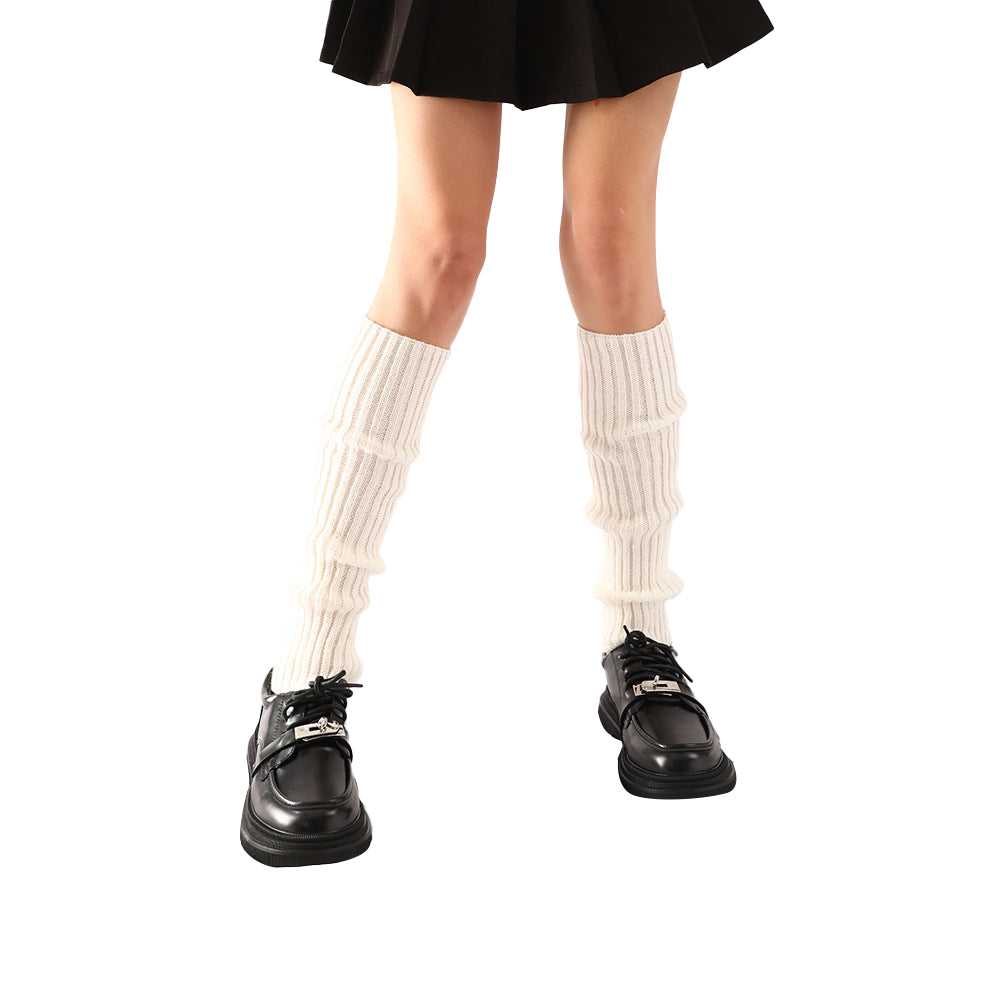 Women Long Leg Ribbed Knitted Leg Socks Long Socks