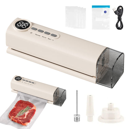 62kPa Strong Suction Wireless Portable Vacuum Sealer for Dry and Wet Food