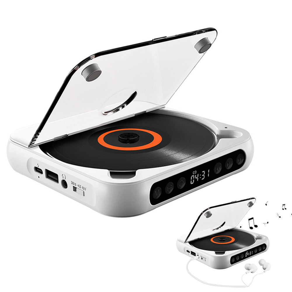 Rechargeable CD Player with Bluetooth Portable Personal CD Player