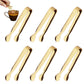 6PCS Ice Tongs Mini Sugar Tongs Stainless Steel Kitchen Utensils Set