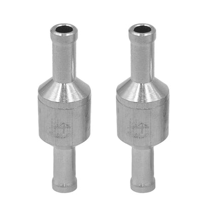 2 PCS One Way Non Return Check Valve Aluminum Alloy One Way Check Valve for Fuel Oil Water