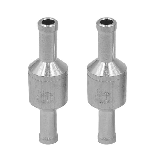 2 PCS One Way Non Return Check Valve Aluminum Alloy One Way Check Valve for Fuel Oil Water