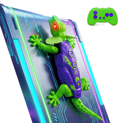 Remote Control Wall Crawler Gecko with 9 Light Modes Simulated Climbing Lizard for Gift