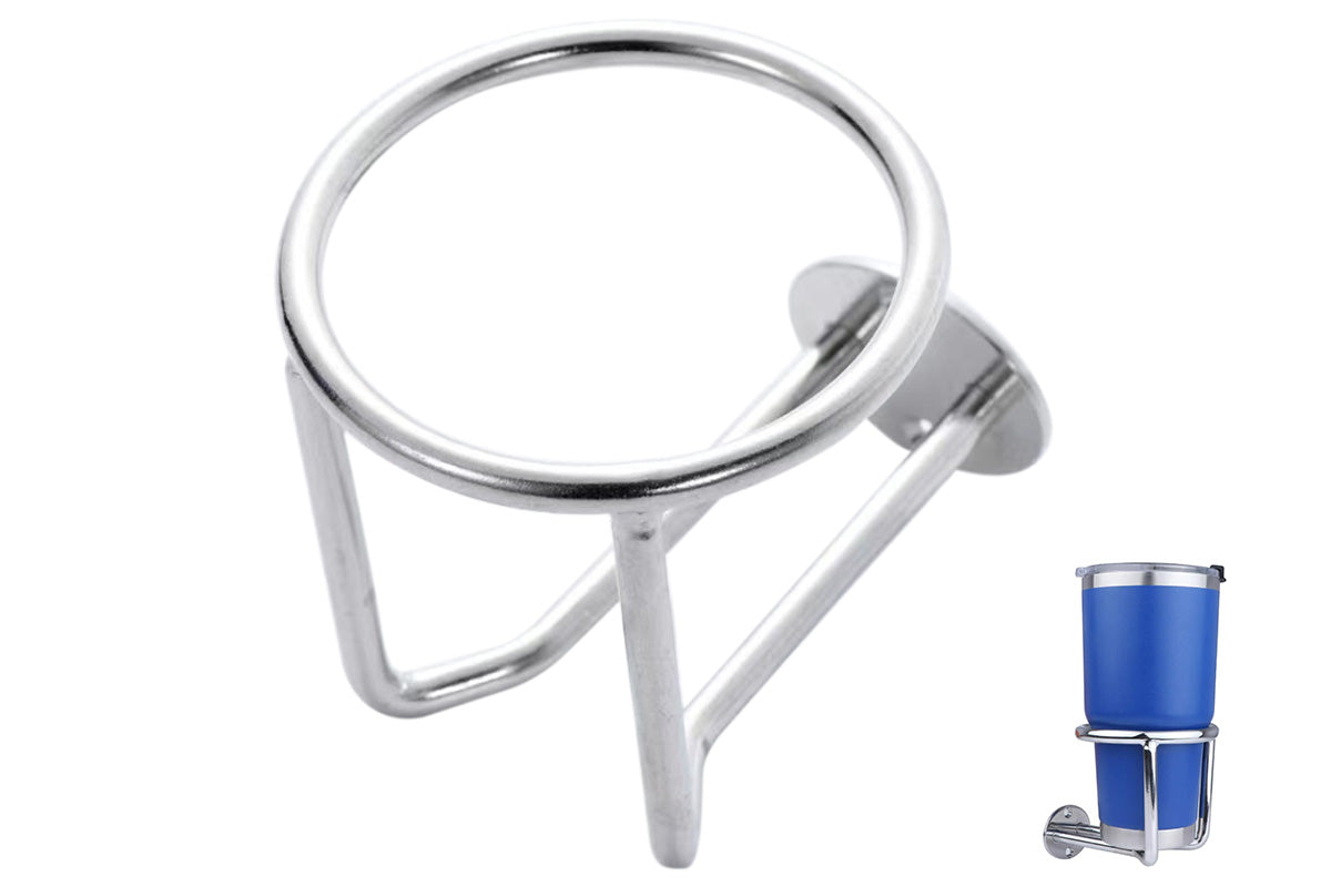 Boat Ring Cup Holder Stainless Steel Ring Drink Cup Holder For Car Yacht