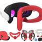 7-Piece Silicone Protective Case Set for Meta Quest 3S VR Headset Accessories