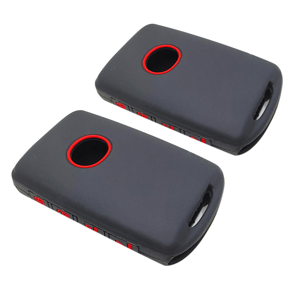 2 PCS Light Silicone Car Key Cover Cases Compatible with Mazda CX-3 CX-4 CX-5 CX-30
