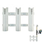3 Tube Fishing Rod Holder Bracket Mounted Fishing Rack For Boats Garage Cooler