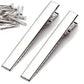 100-Piece Silver Metal Hair Clips for Women