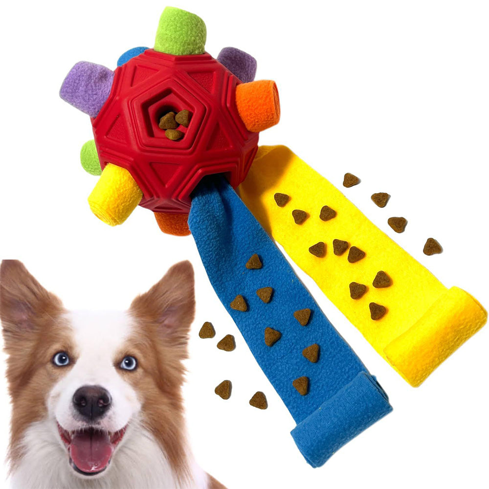 Dog Snuffle Ball Slow Feeder Puzzle Toy for Treats