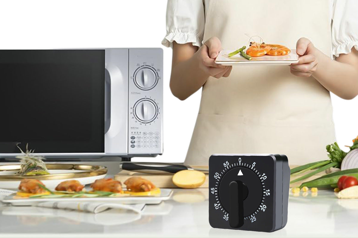 Mechanical Kitchen Timer Battery-Free Countdown Timer for Cooking Studying