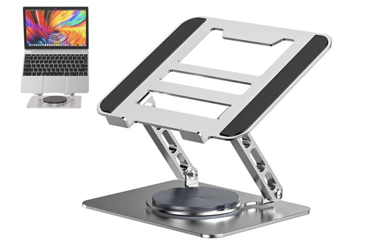 Adjustable Laptop Stand 360 Degree Rotation Foldable Desktop Holder