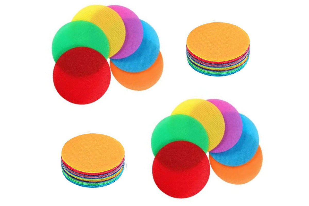 48PCS Carpet Spot Markers Sit Dot Circle Classroom Easy Teach Tool Game for Teachers