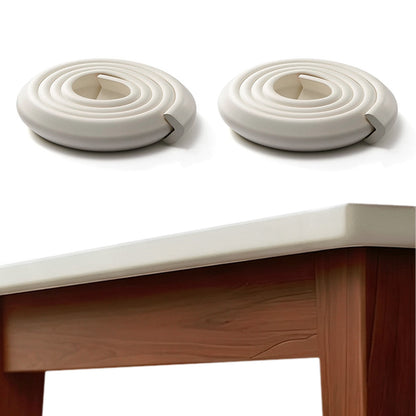 2 Pack 2m Self Adhesive L Shaped NBR Foam Table Edge Guards