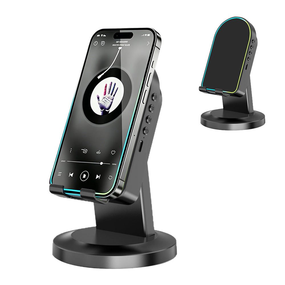 3-in-1 Wireless Induction Speaker with Phone Stand and Bluetooth 5.3 for Home Office