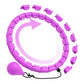 32 Section Weighted Hoola Hoop Adult Smart Hula Thin Waist Fitness Weight with Rollers
