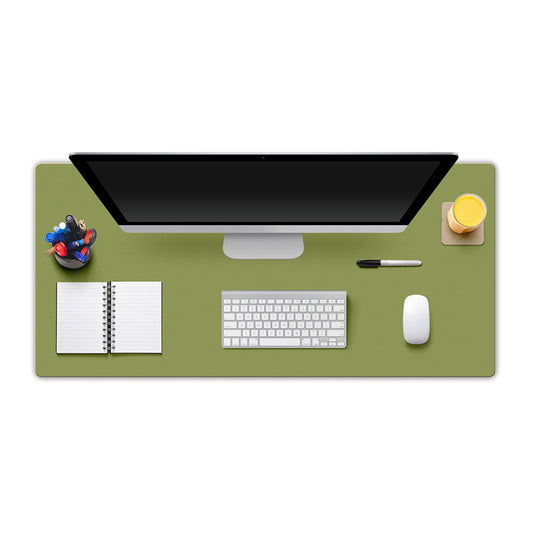 Dual-Sided Leather Desk Pad and Mouse Mat