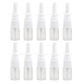 10Pcs 5 ml White PET Refillable Fine Mist Spray Pump Bottles