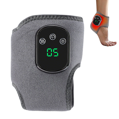 Electric Ankle Massager with Vibration Infrared Heat 5 Settings Rechargeable