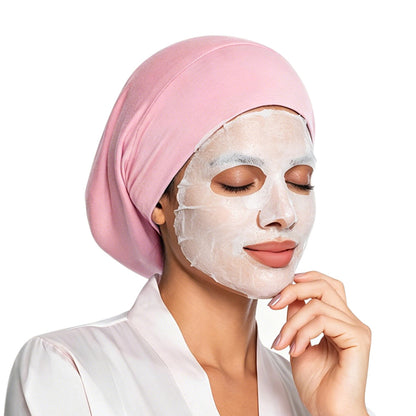 Adjustable Hair Cap Breathable Double Layer Design for Sleeping Women Men