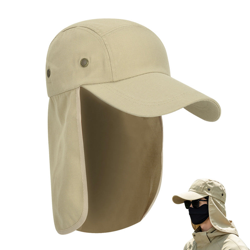 Summer Sun Hat Baseball Cap with Wide Brim and Extended Visor