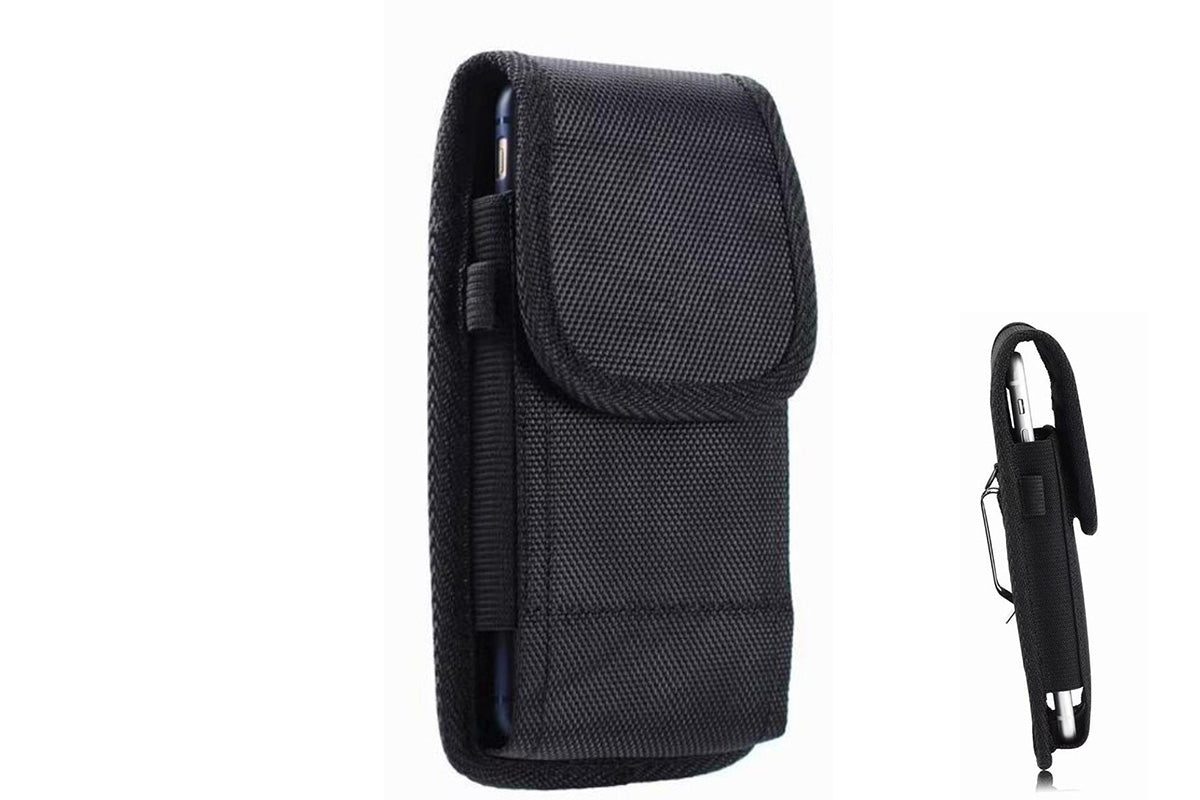 Universal Cell Phone Belt Holster Pouch with Hook and Loop Closure for Men and Women
