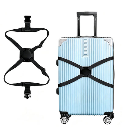 2 Pcs Adjustable Elastic Luggage Strap Suitcase Bungee Connector Travel Strap Quick Release