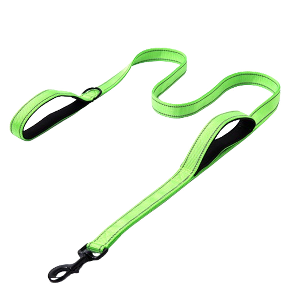 Reflective Dog Training Lesh with Double Handle Lead