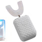 U-Shaped Automatic Electric Toothbrush with Sanitizing Cup-White