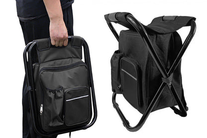 Portable Cooler Stool Multi-Function Folding Fishing Chair