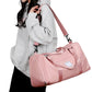 30L Gym Travel Duffel Bag with Waterproof Pocket and Shoe Compartment for Weekend Overnight Trip