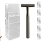 Matte Double Edge Manual Razor With 10 Blades For Men
