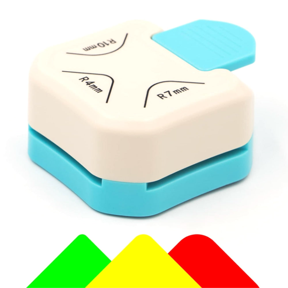Paper Puncher for Arts Cardmaking 3-in-1 Paper Round Corner Edges Punch Card Scrapbooking Tool