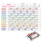 2027 Full Year Wall Calendar for Home Office and School Planning