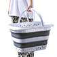 Foldable Collapsible Laundry Basket with Handle for Space Saving Storage