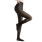 Sheer Tights Plus Size Winter Thermal Pantyhose Bare Legs Illusion Warm-Black