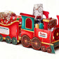 Santa Gift Train Christmas Cardboard Gift Box Present Holder Home Decoration