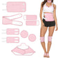 9pcs Reusable Castor Oil Pack Set for Shoulder Neck Waist Chest Knee & Feet