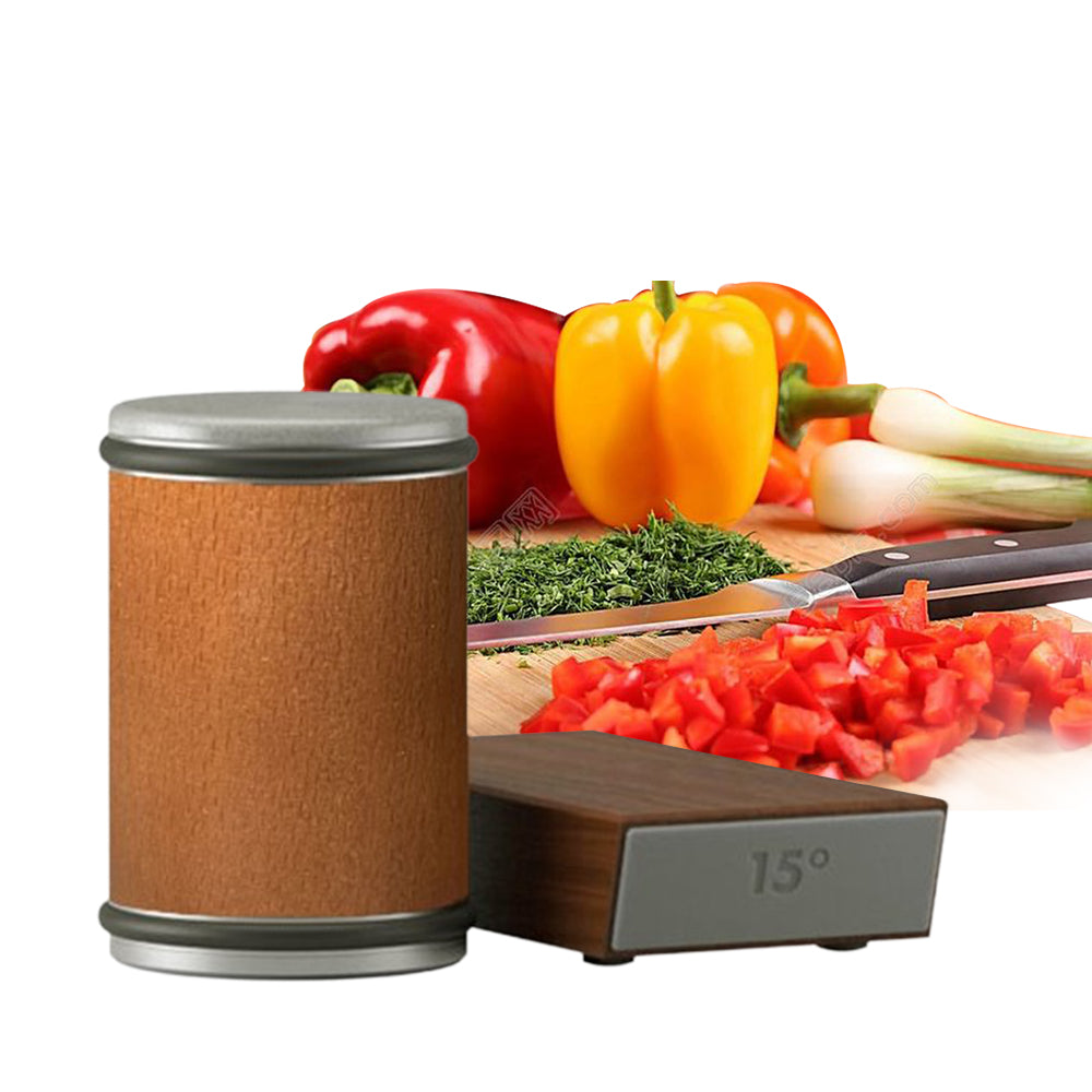 Knife Sharpener Tool Rolling Sharpener Kit with 15 and 20 Degrees