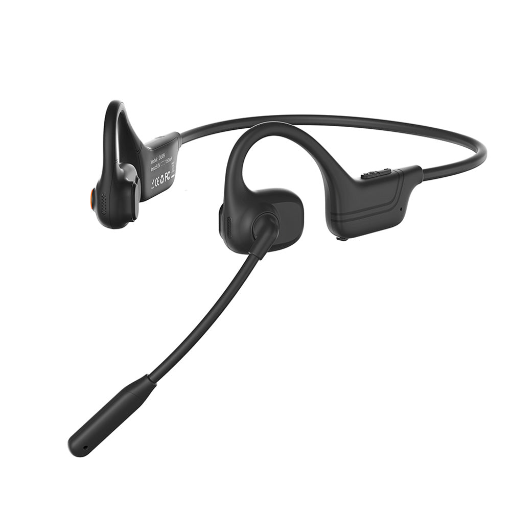 Open Ear Air Conduction Bluetooth Headphones with Noise Canceling Mic for Sports Office