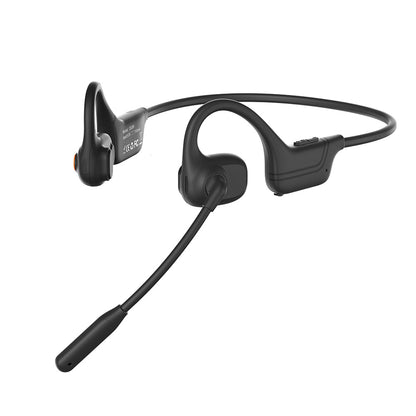 Open Ear Air Conduction Bluetooth Headphones with Noise Canceling Mic for Sports Office