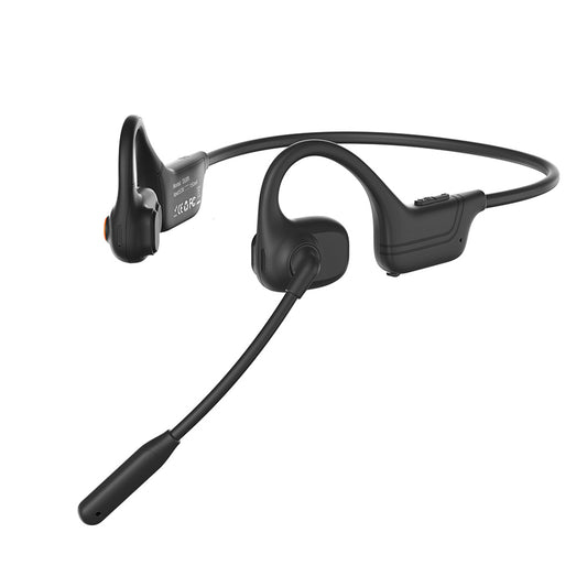 Open Ear Air Conduction Bluetooth Headphones with Noise Canceling Mic for Sports Office