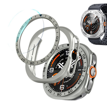 3 in 1 Screen Protector for Samsung Galaxy Watch Ultra 2 47mm with Protector and Bezel Ring