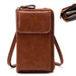 PU Leather Women Pouch Bag Mobile Phone Bag Crossbody Purse Wallet Shoulder Bag