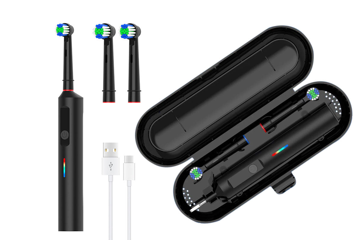 3 Modes Rotating Electric Toothbrush with 22PCS Brush Heads