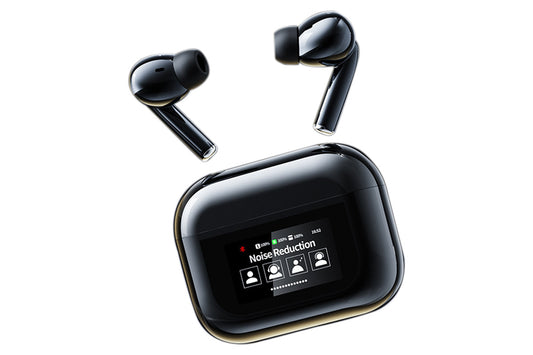 Wireless Earbuds Bluetooth 5.4 Earbuds with Touch Screen Noise Cancelling Headphones